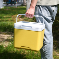 Boîte isotherme portable 15L, légère, durable, moderne, couleur macaron, pour la conservation de la chaleur des aliments, boîte à lunch, camping en plein air