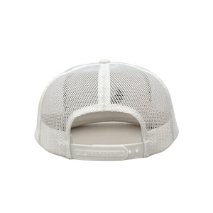 Custom High Profile 6006 Trucker Snapback Hat Classics Fish Embroidery 5 Panel <b>Flat</b> Bill Mesh <b>Cap</b> Outdoor Snapback <b>Cap</b> for <b>Men</b> - Product Image 4
