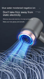Sèche-cheveux professionnel <span class=keywords><strong>sans</strong></span> <span class=keywords><strong>fil</strong></span> 110000 tr/min à moteur ionique DC avec chargement USB, pour hôtel et usage domestique, diffuseur à température constante - Product Image 6