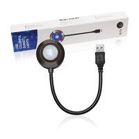 KEBOSIED Coche full Star USB atmósfera luz Interior luces atmósfera luz al aire libre proyector