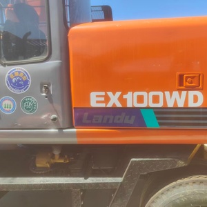 รถขุดหนักฮิตาชิ EX100WD มือสอง พร้อมเครื่องยนต์ เกียร์ ปั๊ม และเกียร์-10.7 ตัน บุ้งกี๋ขนาด 0.65 เมตร พร้อมส่งมอบ ใหม่ล่าสุด - Product Image 4