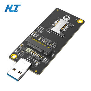 محول NGFF Key-B <span class=keywords><strong>M</strong></span>.2 إلى USB 3.0 مع فتحة SIM لوحدات 3G/4G/LTE متوافق مع أجهزة الكمبيوتر المحمولة/المكتبية مصنوع من مادة PCB متوفر في المخزون - Product Image 1