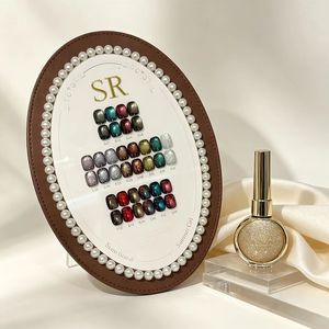 Ensemble de vernis gel magnétique effet œil de chat, 18 couleurs, tons foncés, métalliques et scintillants, pour manucure en salon, vente en gros - Product Image 3