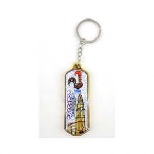 Llavero Vintage de Gallo Portugués, Estilo de Dibujos Animados Simple y Lindo, Souvenir Personalizado de Metal, Mosquetón de Aleación de Zinc - Product Image 4