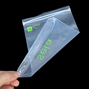 Trong suốt thời trang Túi <span class=keywords><strong>Ziplock</strong></span> rõ ràng OPP nhựa có thể gập lại mua sắm tùy chỉnh cá nhân logo đồ bơi dễ thương <span class=keywords><strong>Ziplock</strong></span> Túi - Product Image 5