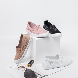 Moda Malha Senhoras Sapatos Brancos Skid-proof <span class=keywords><strong>Running</strong></span> <span class=keywords><strong>Shoes</strong></span> para mulheres - Product Image 3
