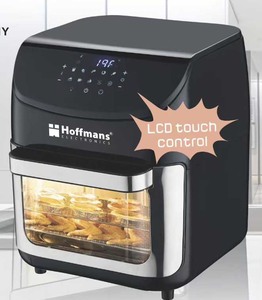 Household Hoffmans 15L Air Fryer 220V 2400W Visible Window Digital Control PTFE Non-Stick Stainless Steel Oven West Africa - Product Image 3