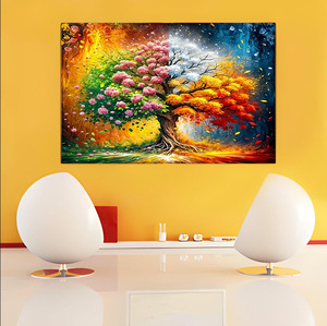 Kit Classico di Pittura Diamante Fai-da-Te con Motivo <span class=keywords><strong>Albero</strong></span> <span class=keywords><strong>della</strong></span> <span class=keywords><strong>Vita</strong></span>, Arte Mosaico in Pietra per Adulti, Decorazione Casa - Product Image 1