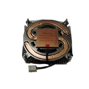Slim Cpu Cooler for Itx HTPC LGA1200 115X Cooling 4Pin PWM CPU <b>Fan</b> Aluminum Fin Heatsink and Copper Heatpipes Base CPU Cooling - Product Image 3