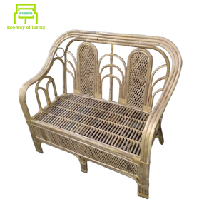 Sofá Cama Inflable Moderno con Reposabrazos, Sillón Reclinable para el Hogar, 2 Plazas, Cubierta Impermeable de Bambú Tejido Intrincado, Muebles para el Hogar - Product Image 1