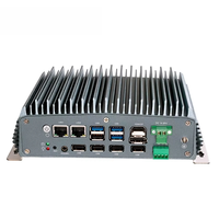 Mini PC SUNSPAD Intel J4005 sans ventilateur, 6 ports COM, 2*DDR4 32 Go, 8 ports USB, SSD M.2, WiFi, BT, 2 ports LAN, stock industriel
