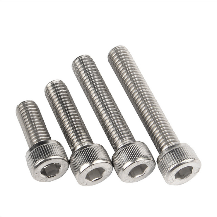 Stainless Steel Hex Bolts DIN912 Allen Head Bolts M4 M6 M7 M8 M10 M19 M21 Motorcycle Stainless Steel Hexagon Bolts