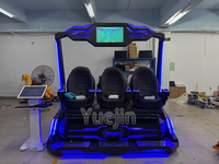 Simulateur VR Métal 4D 7D 9D pour Centres Commerciaux, Aéroports, Parcs d'Aventures - Utilisation Intérieure