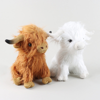 Jouet en peluche pour enfant, Animal en peluche de grande hauteur, poupée de taureau à air long, cadeau idéal