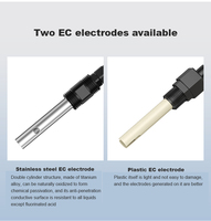 Électrode en acier inoxydable multi-paramètres RS485 PH EC capteur de conductivité Instrument de mesure analyseur de qualité de l'eau