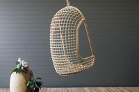 Chaise suspendue en rotin d'arachide naturelle pour le jardin pour le divertissement en plein air