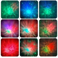 Projecteur de ciel étoilé lumière Laser lampe de Projection d'étoile de galaxie effet de scène de lampe d'onde de 30 motifs pour les lumières de fête à la maison