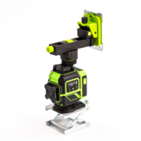 Nouveau modèle de niveau laser vert à 16 lignes, qualité industrielle, 4x360, laser rotatif 4D, haute précision, avec alimentation par batterie