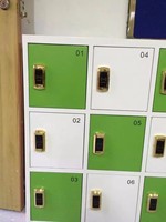 Carte de clé électronique RF Bracelet RFID Carte 13.56Mhz Serrure d'armoire pour casiers d'hôtel avec LOGO