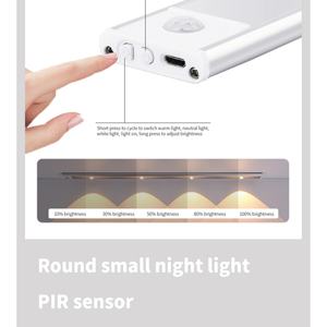 Luces LED Multicolor Recargables por USB con Sensor de Movimiento, Precio de Fábrica, Iluminación para Debajo de Gabinetes de Cocina - Product Image 6