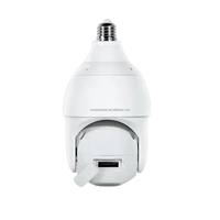 Cámara de Seguridad para el Hogar con Visión Nocturna HD, IA, Vista Panorámica de 360°, Audio Bidireccional, Control Remoto a través de Aplicación Móvil, Almacenamiento en la Nube WiFi