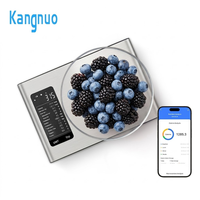 Báscula de Cocina Inteligente de Acero Inoxidable de la Mejor Calidad con Logotipo Personalizado al por Mayor, Báscula de Alimentos con Información de Nutrientes