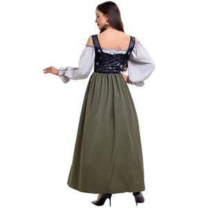 S-XL écossais <span class=keywords><strong>colonial</strong></span> européen médiéval cour Vintage robe Costume scène Halloween - Product Image 2