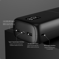 Usine directe 30000mAh batterie externe grande capacité haute qualité Type C chargeur LCD 20W prix de gros chargeur de batterie Li polymère