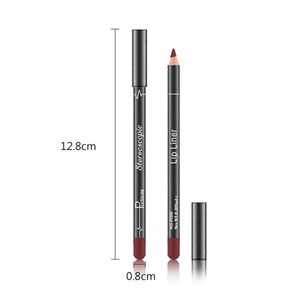 Nouveau Lot de 12 Crayons à Lèvres et Rouges à Lèvres Mat Longue Durée, Imperméables, pour Femmes – Trousse de <span class=keywords><strong>Maquillage</strong></span> Professionnelle HH - Product Image 5