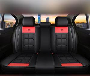 Funda de Asiento Trasero para Coche <span class=keywords><strong>COBRA</strong></span>, Universal, de <span class=keywords><strong>3</strong></span> Piezas, de Cuero Bicolor, Cómoda, Elegante, para Todas las Estaciones - Product Image 1