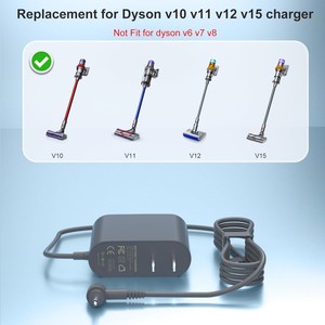 Chargeur pour aspirateur sans fil Dyson V10 <span class=keywords><strong>V11</strong></span> V12 V15 SV12 SV14 SV16 SV20 SV22 30,45 V, adaptateur 30,45 V 1,1 A, alimentation électrique - Product Image 6