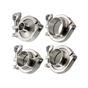 Conjuntos de Abrazaderas Sanitarias DIN 3A SMS, Unión Tri Clover de Acero Inoxidable, Unión Tri Clamp - Product Image 2