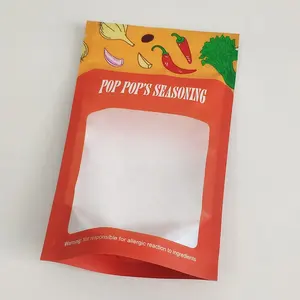 Custom Printing Empty Plastic Pouch Seasoning Mix Blend Herbs And Spices Powder Packaging Bags