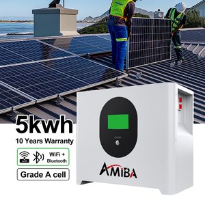 Batería Lifepo4 de 24V 200Ah Montada en Pared, Sistema de Almacenamiento de Energía Doméstica de 5kWh 10kWh, Batería de Iones de Litio para Energía <span class=keywords><strong>Solar</strong></span> - Product Image 1