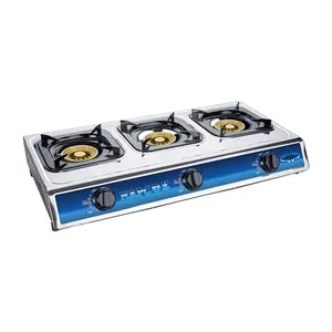 Hot new retail products euro type 3 burners table gas stove