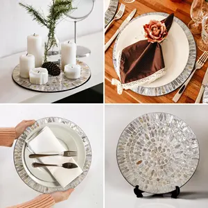 Napperon exquis en nacre de haute qualité napperon Capiz incrustation napperon pour Table à manger napperon de luxe fabriqué au Vietnam - Product Image 6