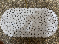 Ensemble rideau de douche et tapis de bain PEVA antidérapant, imperméable, résistant à la moisissure, motif imprimé, rideau de bain avec 12 crochets et œillets métalliques anti-rouille