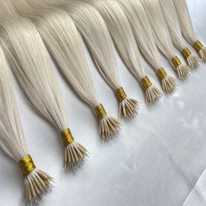 Extensions de cheveux Nano Ring de meilleure qualité 2023, 100% cheveux humains Remy, extensions de cheveux vierges à double brin Nano Ring - Product Image 6