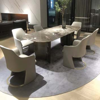 Chaise de salle à manger moderne pour salon et hôtel, en contreplaqué d'eucalyptus, feuille stratifiée haute pression, acier inoxydable, matériau bois