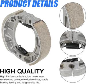 HIAORS-Zapata de freno de tambor CG125, 105mm, para Baja MB200 <span class=keywords><strong>Coleman</strong></span> BT200X GY6 49 50cc TaoTao CFR70, Scooter chino, ciclomotor ATV, motocicleta - Product Image 4