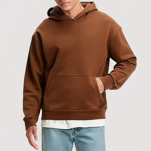 Sweats à capuche en coton personnalisés pour hommes et femmes oversize drop shoulder 420GSM heavyweight Streetwear pulls à capuche fabricant en vrac - Product Image 2