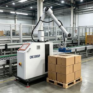 Robot Colaborativo Automático para Paletización, Cobot Paletizador con Máquina Envolvedora de Palés - Product Image 5