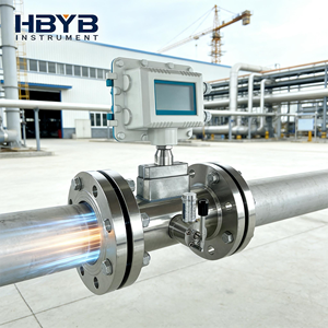 Flow <span class=keywords><strong>Meter</strong></span> Turbin Gas Asam untuk Amonia, Klorin, Hidrogen Sulfida, dan Gas Asam Lainnya, Bahan Stainless Steel OBM Pabrik - Product Image 2