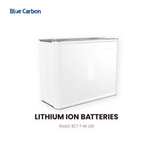 Blue Carbon Off-Grid Sistema de energía solar Estación de energía 6000 Ciclos 48V 51,2 V 100Ah Paquete de baterías solares de iones de litio - Product Image 6