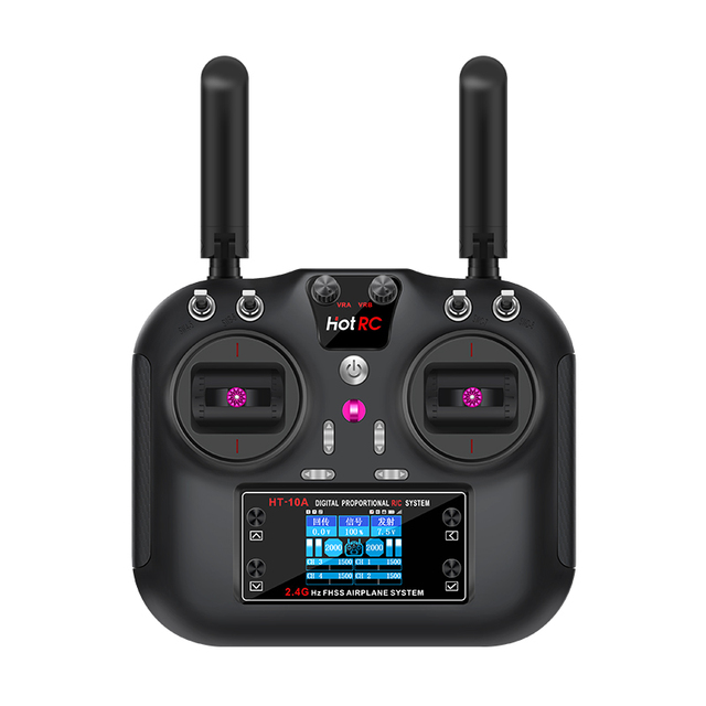 HT-10A HT10A 2.4Ghz 10ch Remote Controller F-10A F10A Receiver For RC Aircraft Vehicle Boat Drone Accessories Parts