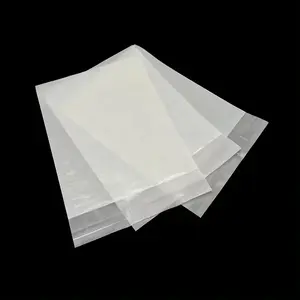 Vente en gros mini sac semi-jetable transparent biodégradable auto-scellé en papier ciré cristal enveloppe gaufrée pour aliments recyclables