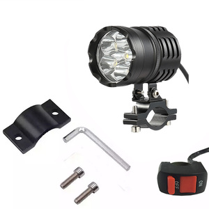 Mới nhất 2pcs 80W 6000lm 6500K T6 Led Xe Máy thuyền tại chỗ lái xe đèn pha xe máy sương mù đầu ánh sáng đèn với công tắc - Product Image 4