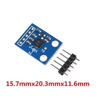 ADXL335 modul Sensor sudut kemiringan, pemasok komponen Sensor penguji gravitasi modul Akselerometer tiga sumbu Mini