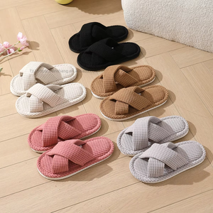 New Product Women's High Explosion <b>Slipper</b> EVA Outsole <b>Foam</b> Cushioning Slides for <b>Slippers</b> for Home Bedroom Autumn - Product Image 1