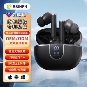 หูฟังไร้สาย BSiNFn บลูทูธ 5.4 IPX5 กันน้ำ แบตเตอรี่ใช้งานได้ยาวนาน ควบคุมด้วยระบบสัมผัส หูฟัง TWS - Product Image 1